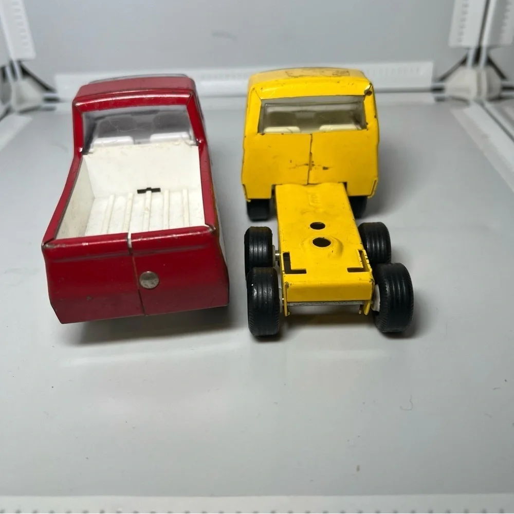 Vintage 1970s Mini Small TONKA TRUCK Lowboy Carrier 55010/1960s Pickup Truck Bed
